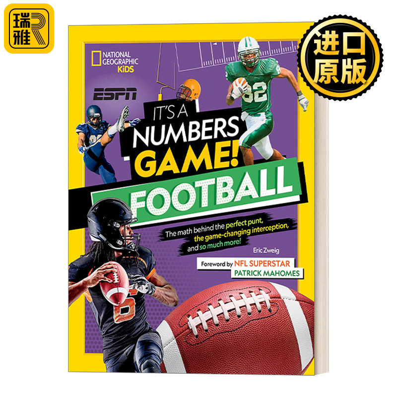 It's a Numbers Game! Football 这是一个数字游戏 橄榄球 精装 儿童运动科普百科 美国国家地理