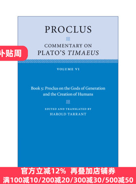 英文原版 Proclus: Commentary on Plato's Timaeus