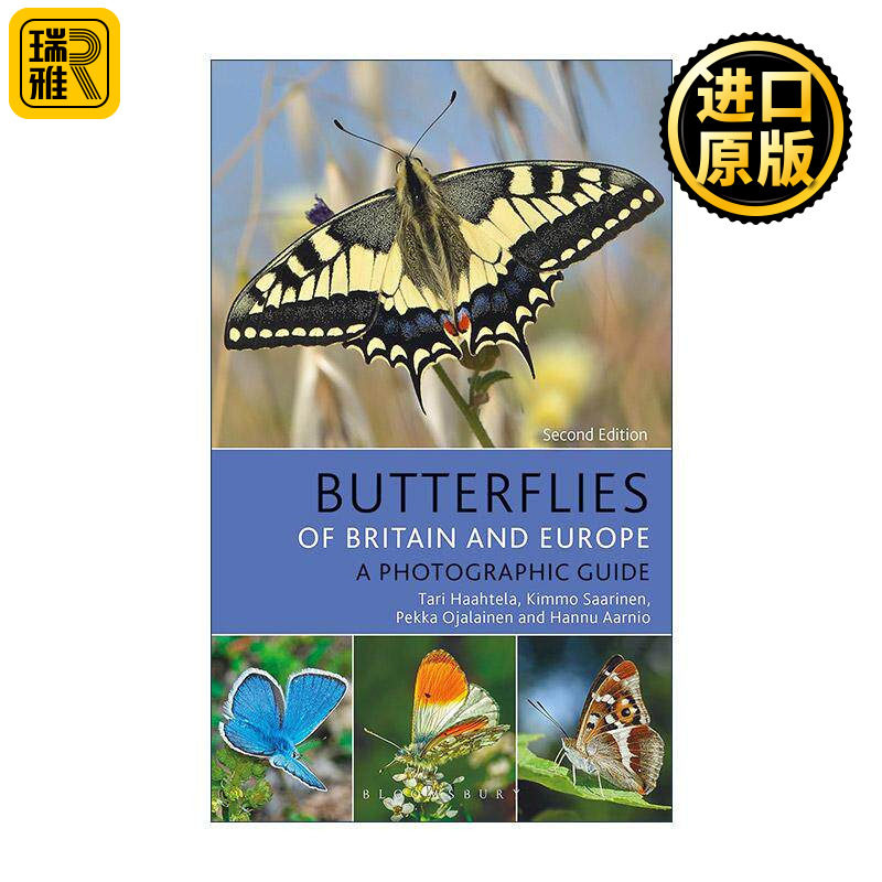 英文原版 Butterflies of Britain and Europe 英国欧洲蝴蝶图鉴 英文版 进口英语原版书籍