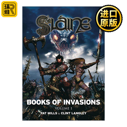 英文原版 Slaine Books of Invasions  Volume 1 斯林 有角之神 摩洛克与戈拉姆 漫画卷一 英文版 进口英语原版书籍