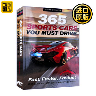 365 不容错过 Lamm John Cars 365种跑车 驾驶365辆跑车品牌汽车画册 Must Sports You Drive 收藏指南 进口英语书籍 英文原版