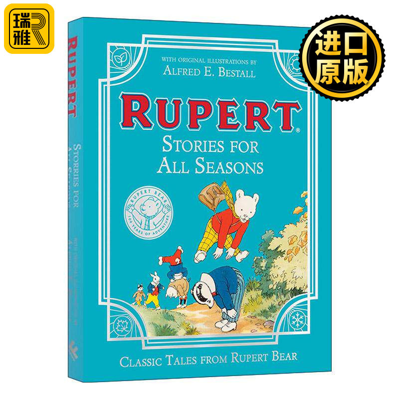 英文原版 Rupert Stories for All Seasons 宝贝熊鲁柏故事集2 100周年精装纪念版 英国儿童动画连续剧 英文版 进口英语原版书籍