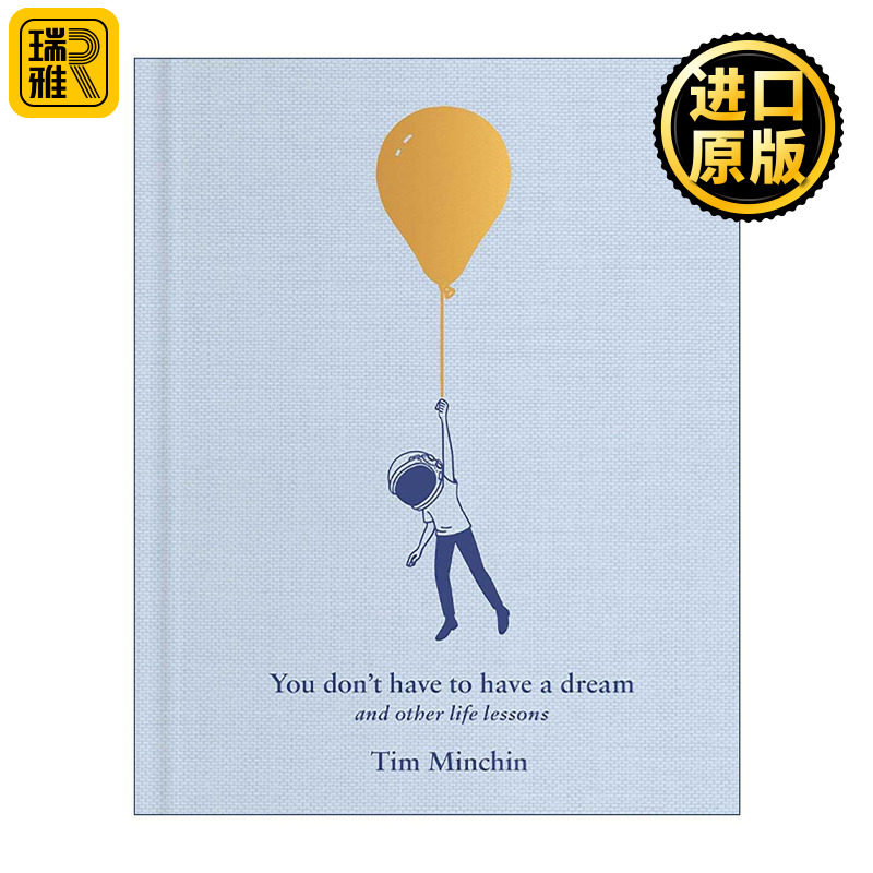 英文原版 You Don't Have To Have A Dream 没有梦想也没什么大不了 成人反鸡汤治愈精装漫画 Tim Minchin英文版 进口英语原版书籍