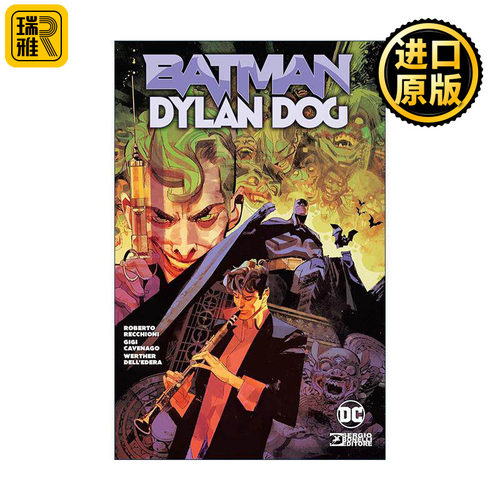 英文原版 Batman/Dylan Dog 蝙蝠侠 迪兰·道格 DC漫画 Roberto Recchioni 英文版 进口英语原版书籍