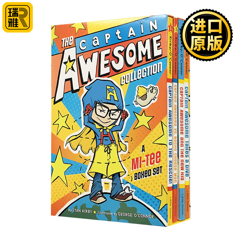 现货 4 The Captain Awesome Collection Stan Kirby英文原版