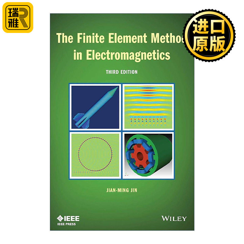 英文原版 The Finite Element Method in Electromagnetics 电磁学中的有限元方法 第3版 精装 英文版 进口英语原版书籍
