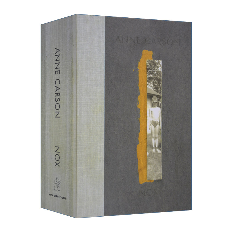 Nox 夜 安妮&middot;卡森 诗集 手风琴折叠式书 当代古典造诣深厚的诗人