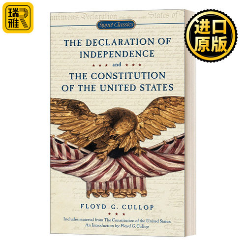 英文原版 The Declaration of Independence and Constitution of the United States 独立宣言与美国宪法 英文版 进口英语原版书