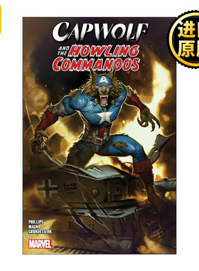 英文原版 Capwolf and the Howling Commandos 美队狼与嚎叫突击队 漫威漫画 Stephanie Phillips 英文版 进口英语原版书籍