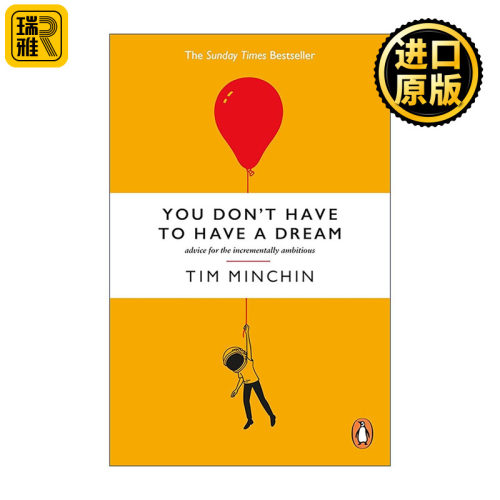 英文原版 You Don't Have To Have A Dream 没有梦想也没什么大不了 成人反鸡汤治愈漫画 Tim Minchin 英文版 进口英语原版书籍