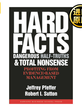 英文原版 Hard Facts Dangerous Half-Truths And Total Nonsense 真相 危险的半真相和胡言乱语 哈佛商业评论 英文版 进口英语书