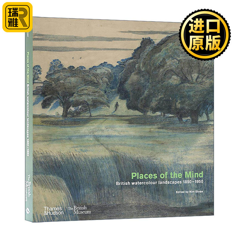 英文原版 Places of the Mind 心境 1850-1950年英国水彩风景画 精装 英文版 进口英语原版书籍