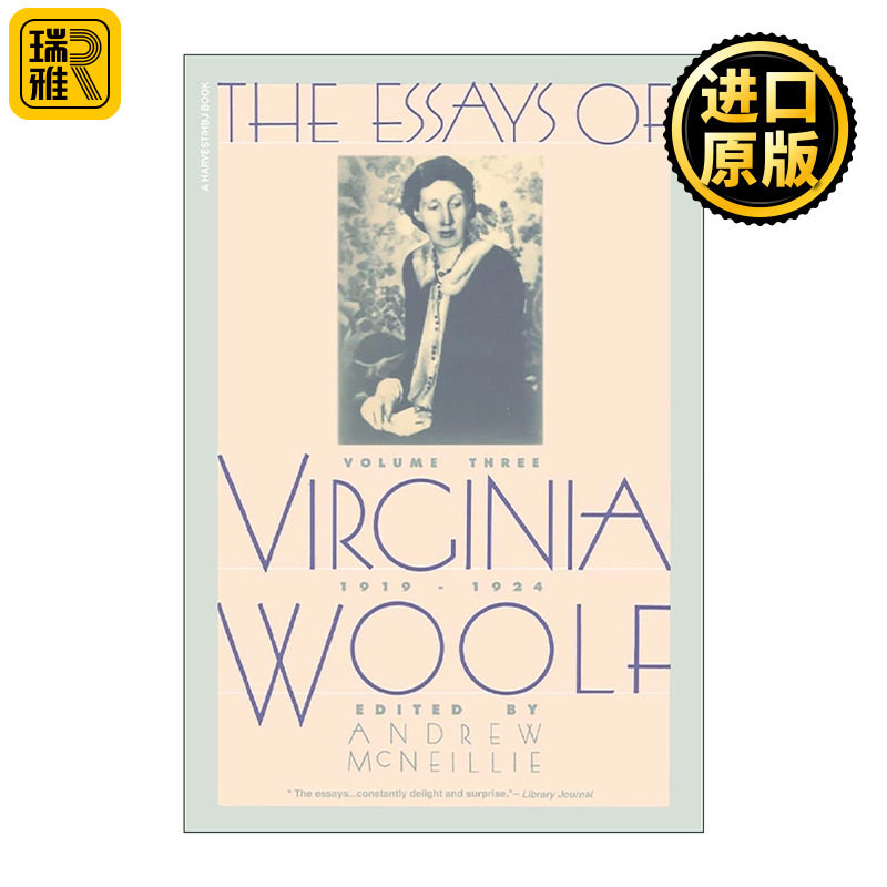 英文原版 The Essays of Virginia Woolf Vol 3 1919-1924 伍尔夫文集卷三 英文版 进口英语原版书籍