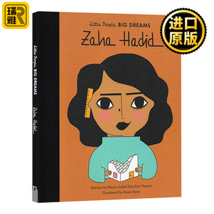 進(jìn)口英語書籍 Zaha 建筑師 Dreams Big 小人物大夢想 Little 名人傳記 People Hadid 扎哈哈迪德 英文原版 英文版