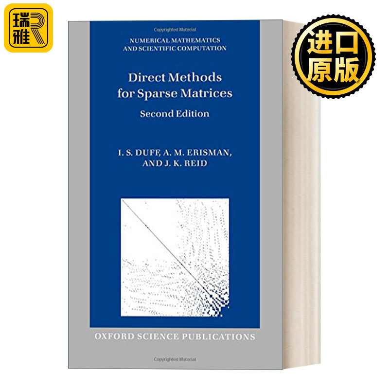 Direct Methods for Sparse Matrices 稀疏矩阵应用论 牛津学术教材 精装
