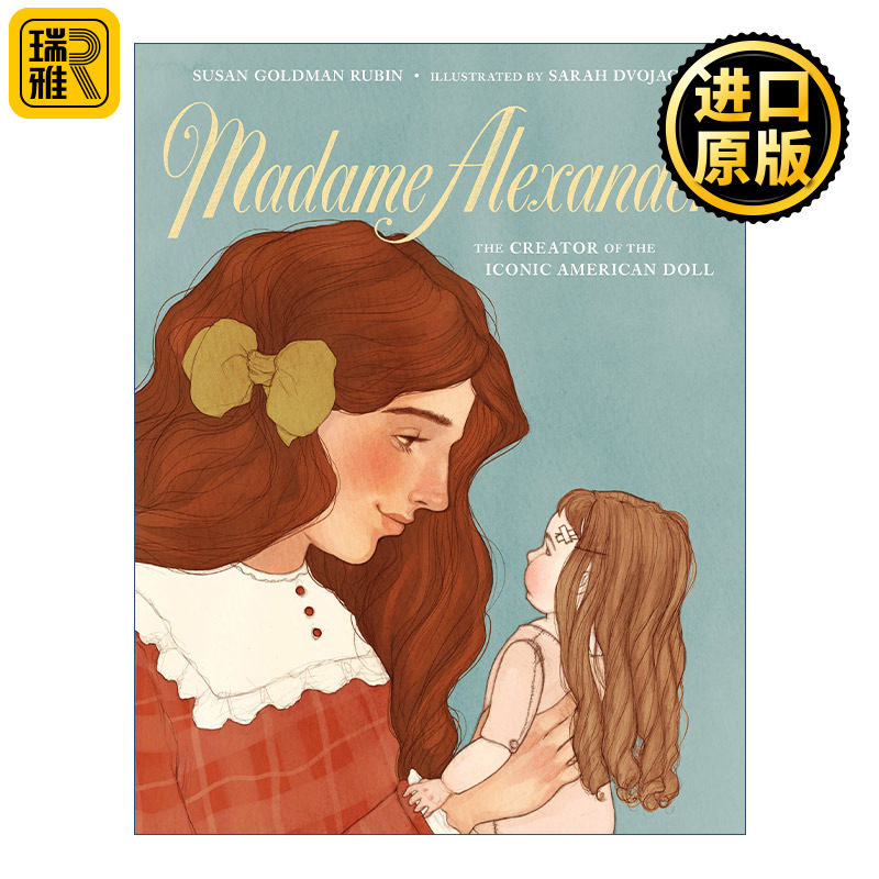 英文版 Madame Alexander 亚历山大夫人娃娃的创始人传记 精装绘本 英文原版