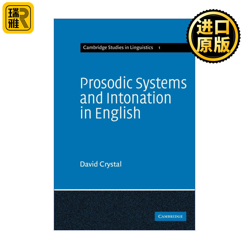 Prosodic Systems and Intonation in English 英语韵律系统及语调 剑桥语言学研究系列