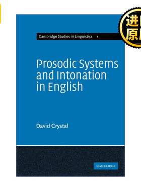 Prosodic Systems and Intonation in English 英语韵律系统及语调 剑桥语言学研究系列