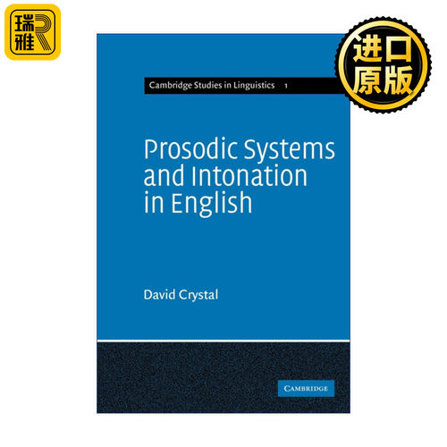 Prosodic Systems and Intonation in English 英语韵律系统及语调 剑桥语言学研究系列