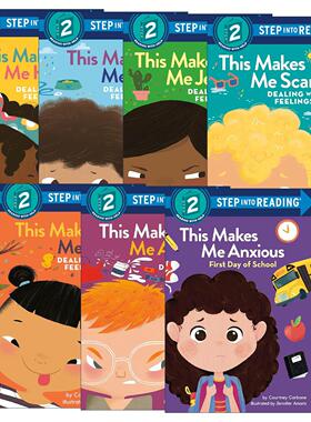 英文原版 Step into Reading 2 Dealing With Feelings 学会处理情绪系列7册 企鹅兰登分级读物 这样会让我伤心 英文版 进口书籍