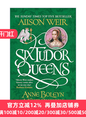 英文原版 Six Tudor Queens Anne Boleyn A King's Obsession 都铎王朝六王后系列2 安妮·博林 伊丽莎白女王作者艾莉森·威尔