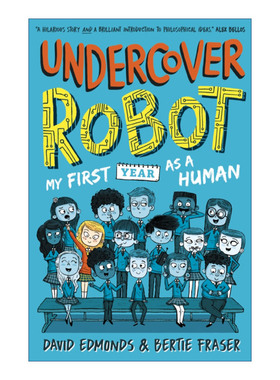 英文原版 Undercover Robot My First Year as a Human 卧底机器人 幽默故事儿童文学 英文版 进口英语原版书籍