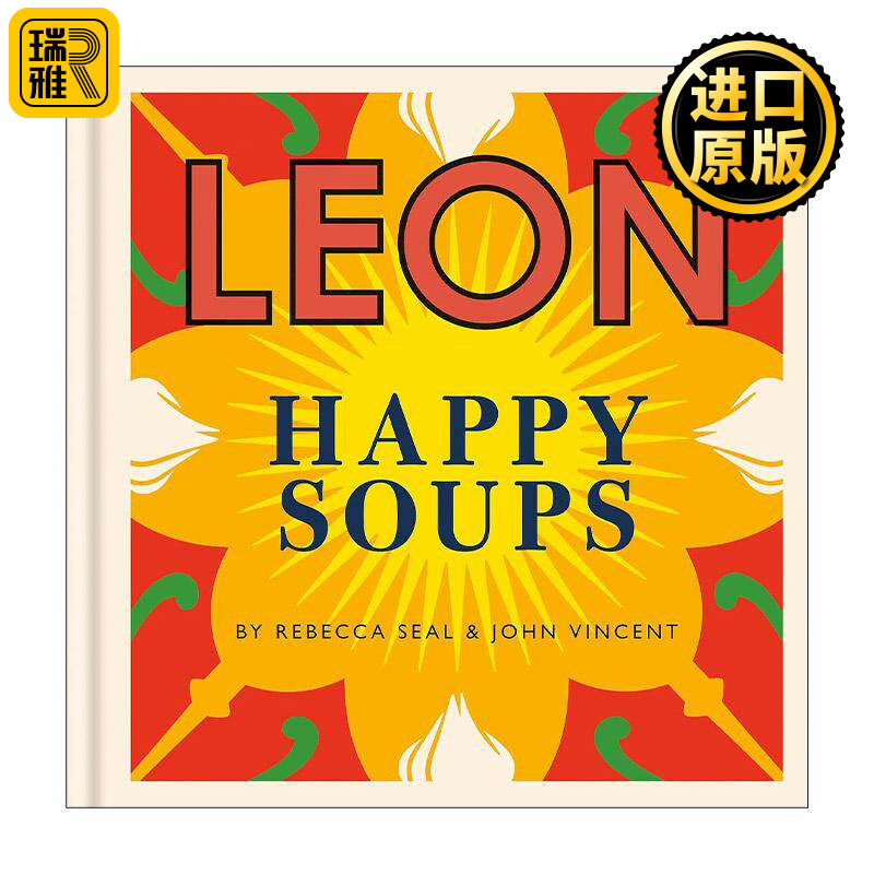 英文原版 Happy Leons Leon Happy Soups 莱昂的快乐汤饮 100多道汤类食谱精装 英文版 进口英语原版书籍