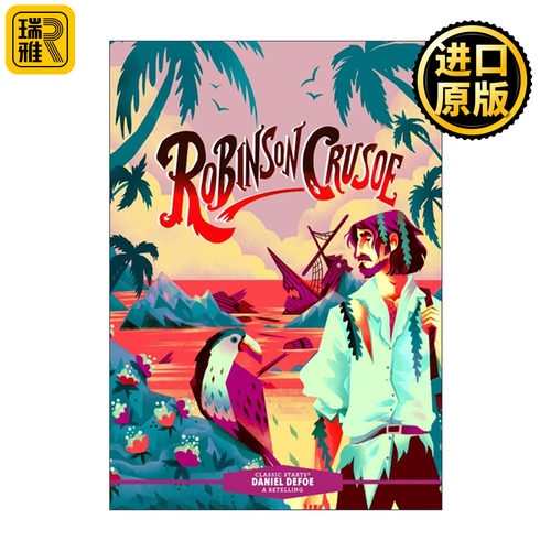 英文原版 Classic Starts Robinson Crusoe 开始读经典 鲁滨逊漂流记 英文版 进口英语原版书籍