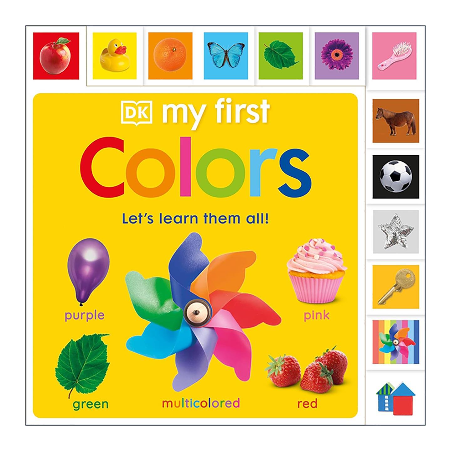 英文原版 My First Colors 颜色 DK低幼儿童启蒙认知绘本 纸板书 英文版 进口英语原版书籍