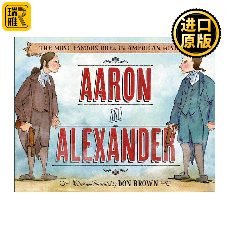 英文原版 Aaron and Alexander 实际时间系列 亚伦和亚历山大 美国历史上著名的决斗 精装 英文版 进口英语原版书籍