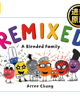 Remixed: A Blended Family 多彩的家庭 精装绘本
