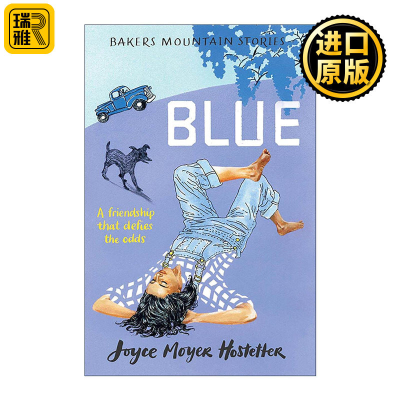 英文原版 Blue Bakers Mountain Stories 蓝 家长选择奖 小儿麻痹症流行史 儿童小说 英文版 进口英语原版书籍
