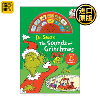 英文原版 Dr. Seuss's The Sounds of Grinchmas with 12 Silly Sounds 苏斯博士 圣诞怪杰之声与其他声音 进口英语原版书籍