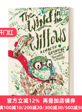 柳林风声 企鹅手绣经典系列 刺绣封面纪念版 Kenneth Grahame 英文原版 The Wind In The Willows 英文版 Classics Deluxe英语书籍