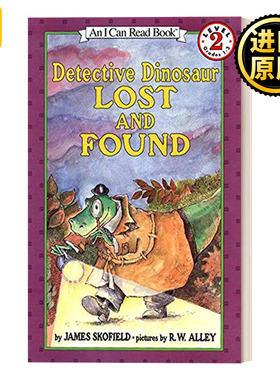 英文原版 Detective Dinosaur Lost and Found I Can Read Level 2
