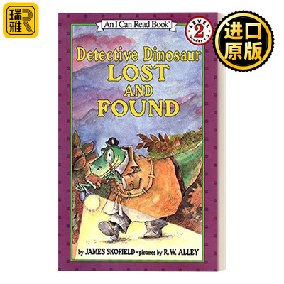 英文原版 Detective Dinosaur Lost and Found I Can Read Level 2
