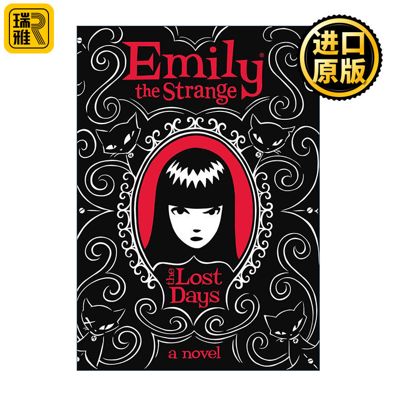 Emily the Strange: Lost Days 怪异的艾米莉4 失去的日子 美国经典漫画人物小说 儿童章节书 精装