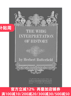 英文原版 The Whig Interpretation of History 历史的辉格解释 赫伯特·巴特菲尔德 英文版 进口英语原版书籍