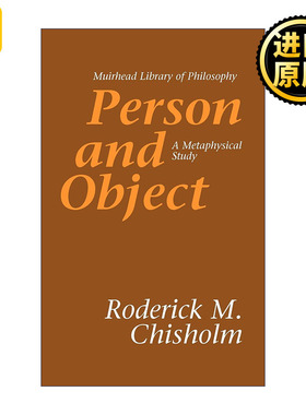 Person and Object 人与对象 形而上学的研究 哲学 Roderick M. Chisholm
