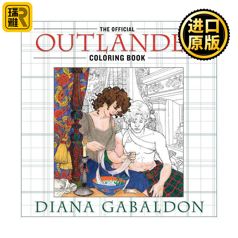 英文原版 The Official Outlander Coloring Book 异乡人官方着色涂色书 外乡人 英文版 进口英语原版书籍