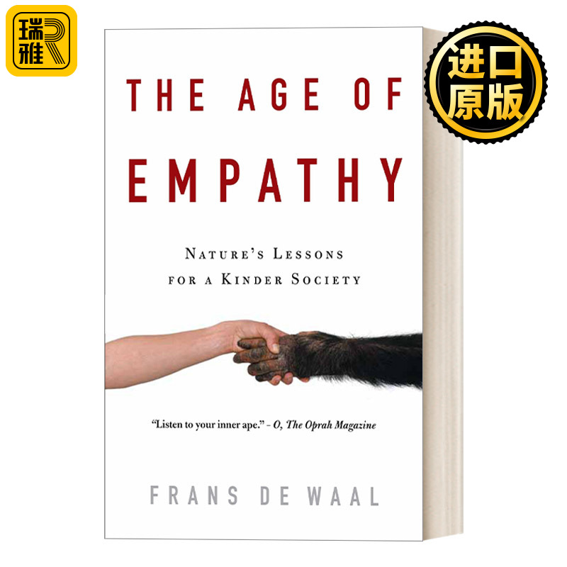 英文原版 The Age of Empathy Frans de Waal