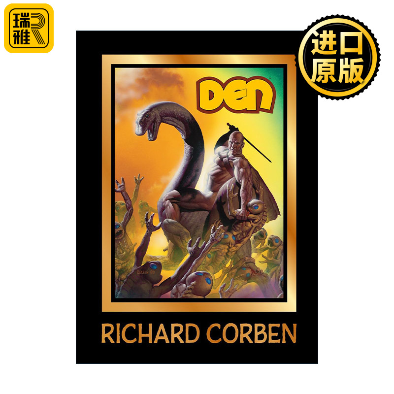 英文原版 DEN Volume 2 Muvovum小登历险记卷二穆沃武姆 Dark Horse黑马漫画精装 Richard Corben英文版进口英语原版书籍