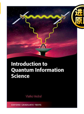 现货正版 Introduction to Quantum Information Science 英文原版 进口英语书籍