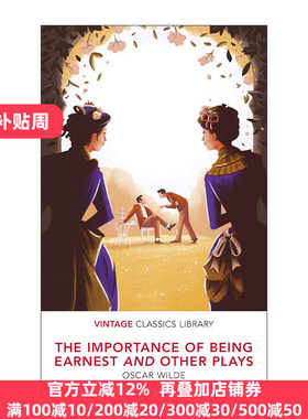 英文原版 The Importance of Being Earnest and Other Plays 不可儿戏及王尔德其他戏剧 Vintage经典图书馆系列进口英语原版书籍