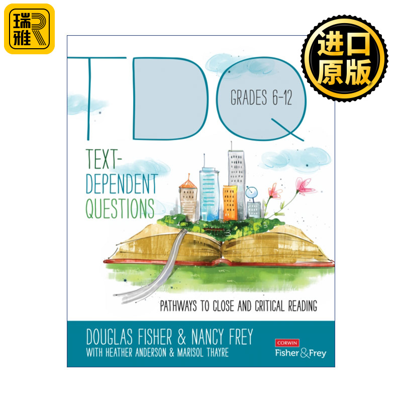 英文原版 Text-Dependent Questions, Grades 6-12 6-12