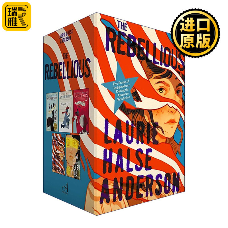 英文原版 The Rebellious 美国独立战争时期的独立故事 5本盒装 含美国种子1-3 黄热病 叛乱事件 英文版 进口英语原版书籍