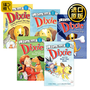 小狗迪克斯故事 Read 英文原版 5册套装 第1阶段 Dixie Level Can