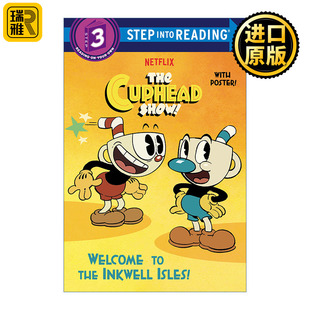 英文版 Step into Reading 3 欢迎来到墨水池群岛! The Cuphead Show! 英文原版
