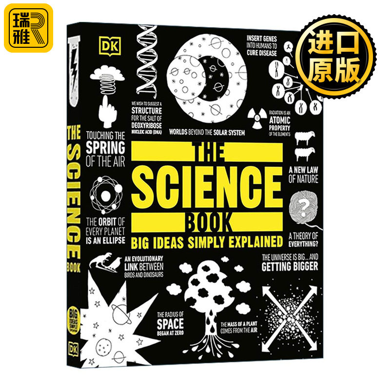英文原版 The Science Book DK思想百科丛书 科学之书 Big Ideas系列 科普百科读物精装 英文版 进口英语原版书籍