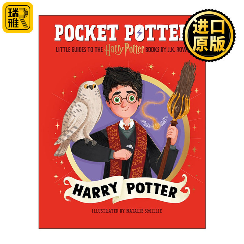 英文原版 Pocket Potters Harry Potter 哈利波特系列人物漫画小指南 哈利波特篇 精装彩色插画 英文版 进口英语原版书籍
